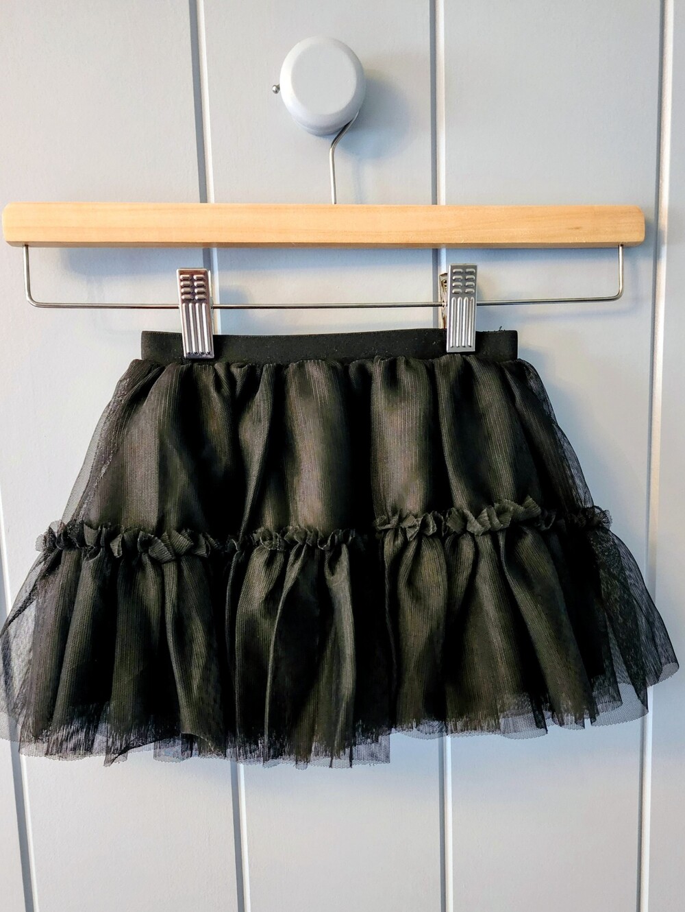 Size 12-18M Black Tulle Tiered Skirt